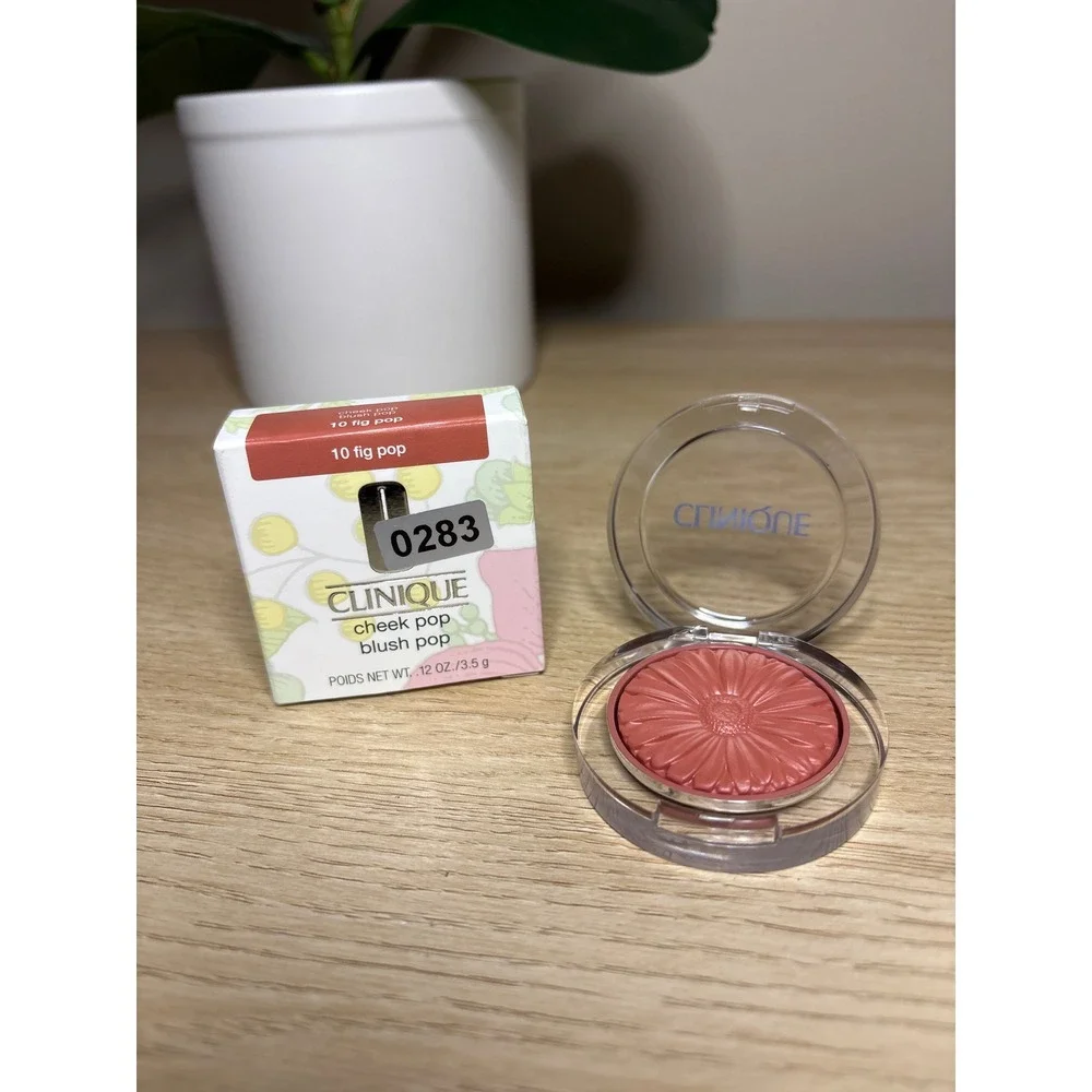 Clinique Cheek Pop Blush 10 Fig Pop Powder Blush 0.12oz New in Box